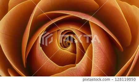Blooming Flower Timelapse Macro Closeup Opening Petals in Studio Light 128119050