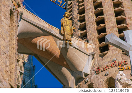 西班牙巴塞隆納的旅遊風景 西班牙巴塞隆納的旅遊風景 128119676