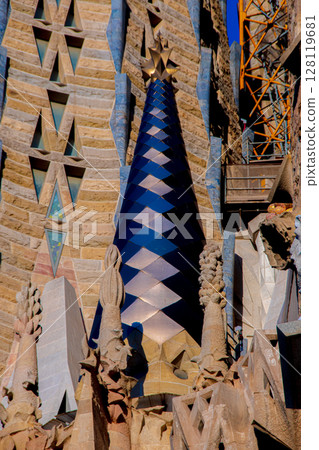 西班牙巴塞隆納的旅遊風景 西班牙巴塞隆納的旅遊風景 128119681