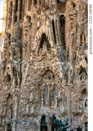 Tourist scenery in Barcelona, Spain Tourist scenery in Barcelona, Spain 128119696