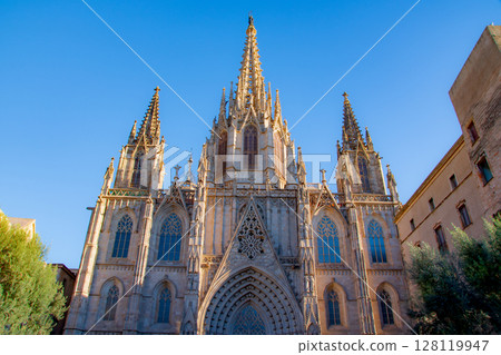 Barcelona, Spain: A city dotted with Gaudi architecture Barcelona, Spain: A city dotted with Gaudi architecture 128119947