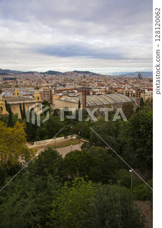 Gaudi architecture in Barcelona, Spain 128120062