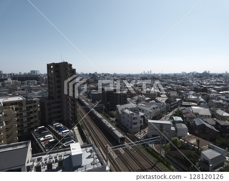 東京大田區的城市景觀與京濱東北線 東京大田區的城市景觀與京濱東北線 128120126
