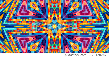 Bright abstract colorful pattern 128120787