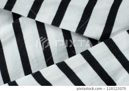 Close-Up of Old Cotton Fabric with Pilling Texture 128122070