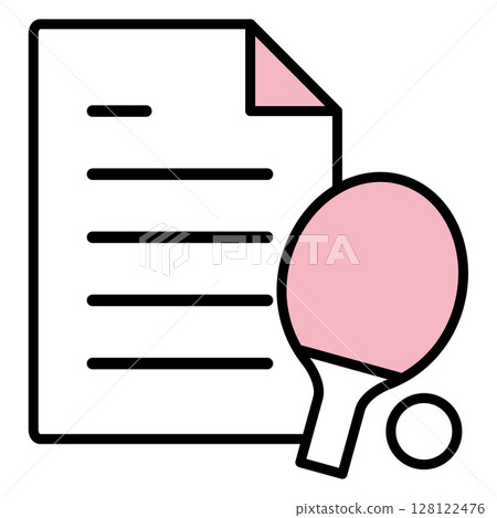 Illustration icon material: Sports file 300 Illustration icon material: Sports file 300 128122476