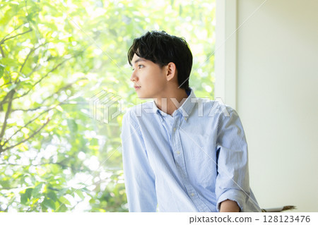 Portrait of a young man 128123476