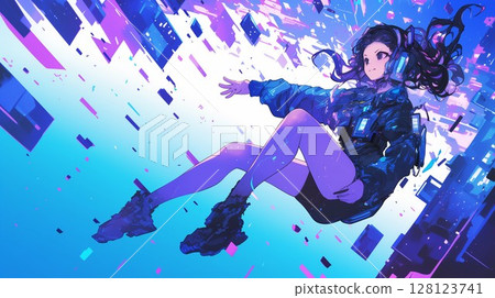 酷女孩 128123741