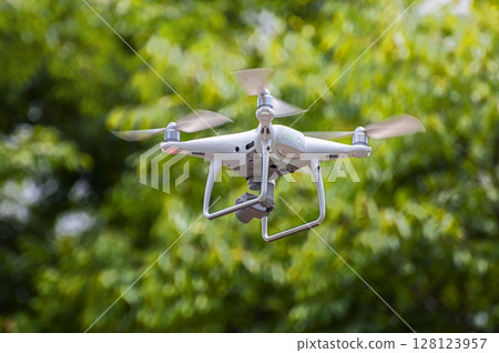 Drone flying 128123957