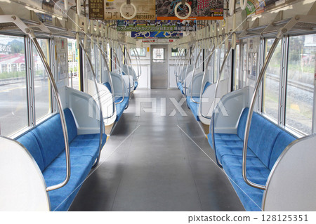 Seibu Ikebukuro Line 2000 series refurbished car (inside the train) 128125351