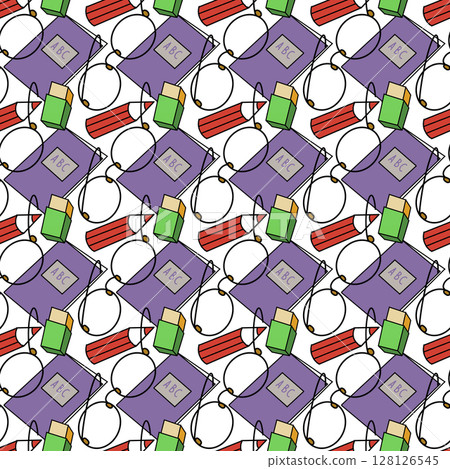 A set of contour elements on the topic of work from home, the concept of freelancing, quarantine. illustration in doodle style for banners and websites. 128126545