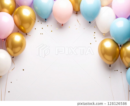 Colorful balloons 128126586