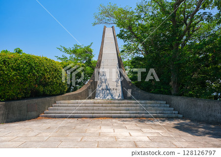 Yokosuka City, Kanagawa Prefecture, Peace Central Park, War Memorial Tower 128126797