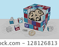 Puzzle with mechanism 128126813