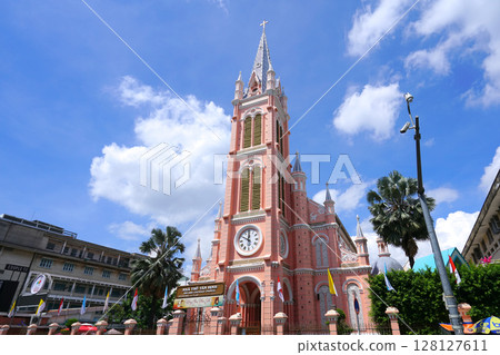 越南胡志明市譚亭教堂 越南胡志明市譚亭教堂 128127611