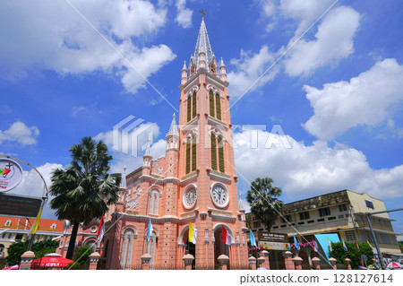 越南胡志明市譚亭教堂 越南胡志明市譚亭教堂 128127614