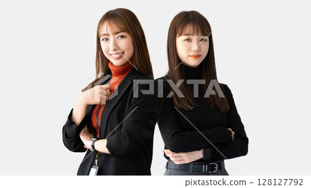 兩名女性/女企業家 128127792