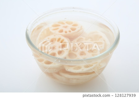 Lotus root cross section 128127939