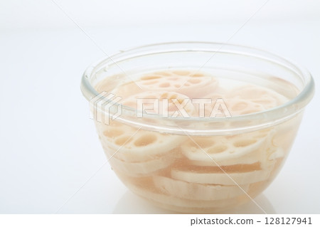 Lotus root cross section 128127941