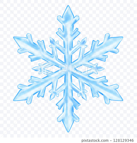 Large translucent Christmas snowflake Large translucent Christmas snowflake 128129346