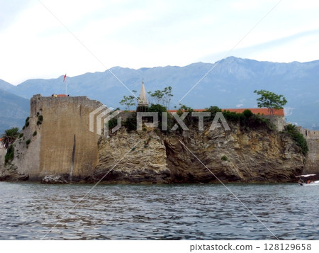 Old Medieval Town of Budva in Montenegro Showcases Rich History and Stunning Coastal Views 128129658