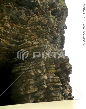Exploring the Unique Rock Formations of Sveti Nikola Island in Montenegro 128129687