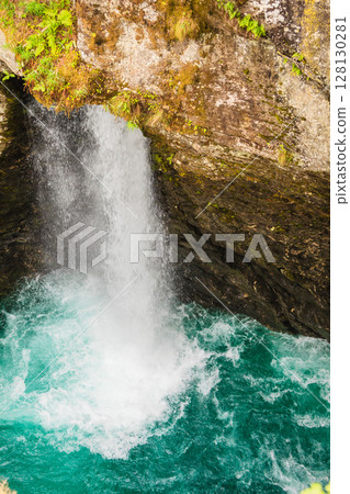 Gudbrandsjuvet gorge in Norway Gudbrandsjuvet gorge in Norway 128130281