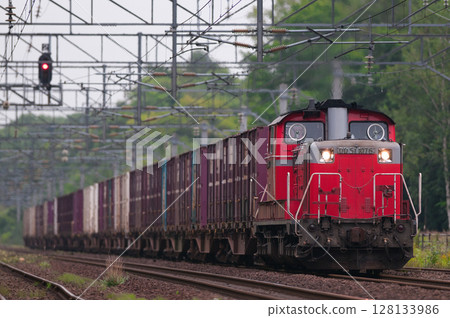 火車 電氣列車 貨運 128133986