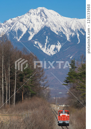 winter, train, trains 128133988
