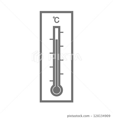 Simple thermometer vector icon_02 128134909