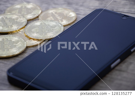 加密貨幣智慧型手機 128135277
