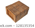 Ammunition wooden crate 128135354