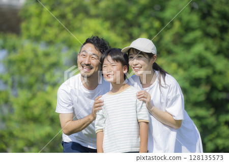 戶外家庭、小學生 128135573