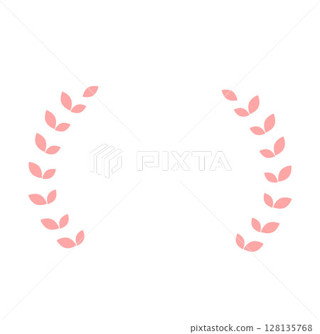 Simple bay leaf frame Simple bay leaf frame 128135768