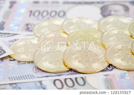 Cryptocurrency Japanese Yen 128135927
