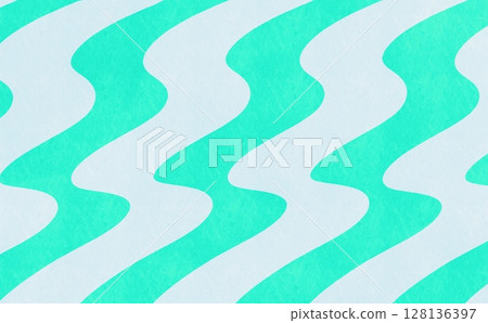 波浪紋(淺綠×灰色) 波浪紋(淺綠×灰色) 128136397