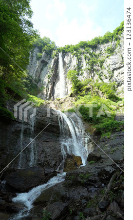 Yonago large waterfall Yonago large waterfall 128136474