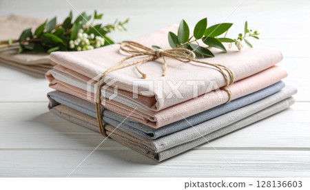 Image of natural-themed cloth accessories - Stock Illustration ...
