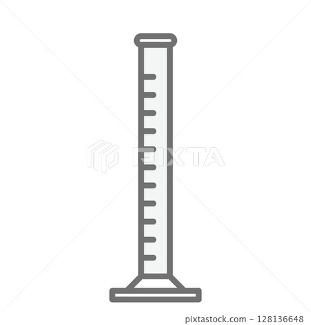 Simple graduated cylinder vector icon_01 128136648