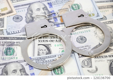 美元手銬 128136700