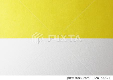 Yellow and white paper 128136877