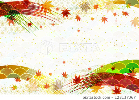  Autumn leaves maple autumn background 128137367