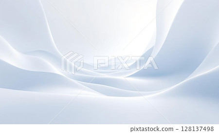 Smooth and clear blue wave 128137498