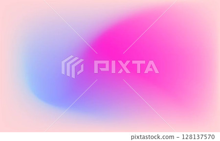 Vibrant abstract background featuring smooth vivid gradients and neon color transitions. The digital design showcases fluid motion and sleek modern aesthetics. 128137570
