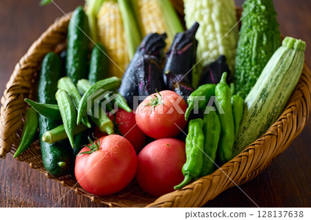 Vegetables with water drops Vegetables with water drops 128137638