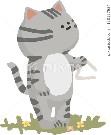 打擊樂手 Cat 銅管樂隊 128137684