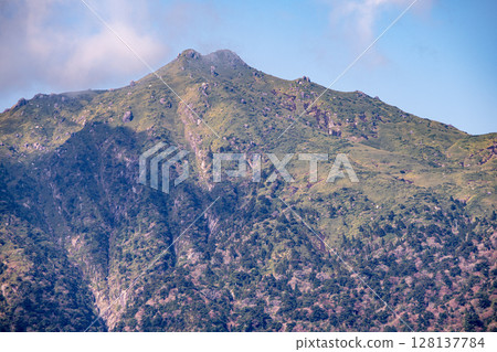 Miyanouradake, one of Japan's top 100 mountains, World Natural Heritage Site Yakushima (Spring) 128137784