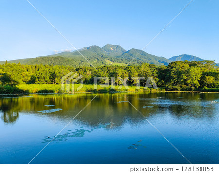 井盛池和妙高山（夏季） 128138053