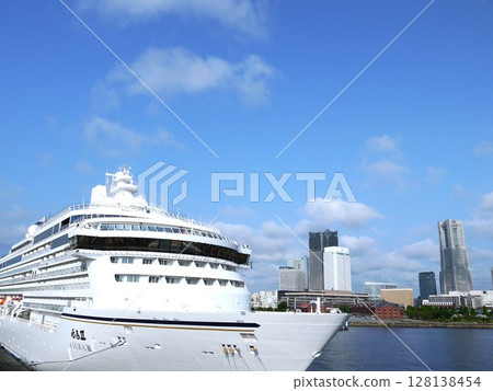 Asuka III anchored at Osanbashi Pier 128138454
