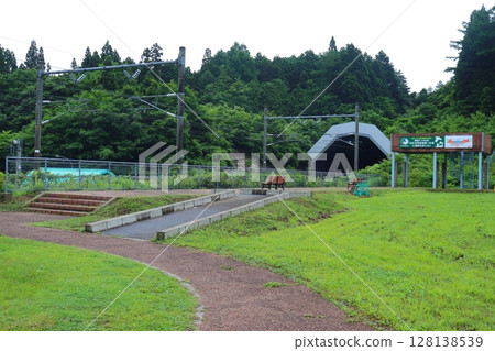 青函隧道本州側、新青森方向入口廣場及觀景台（青森縣今別町） 128138539